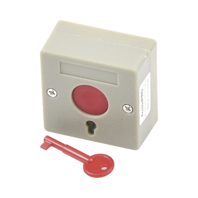 Botón de Pánico a Prueba de Fuego / Restablecimiento con Llave / Tamaño Compacto para Fácil Instalación Modelo: ACCESSPA53 Marca: AccessPRO