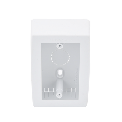 Caja de Registro Universal, color blanco de PVC auto extinguible (7902-02001)