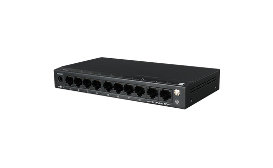 UT-SF10P-HM – SWITCH 8 PUERTOS POE 2 PUERTOS UPLINK