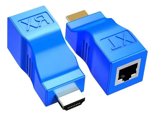 Cable Extensor Convertidor Hdmi A Rj45 30m Cat-5e Cat6