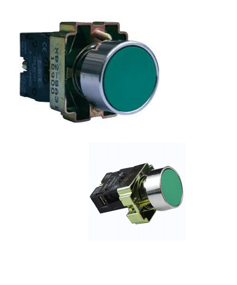 Pulsador Metálico Verde XB2BA31