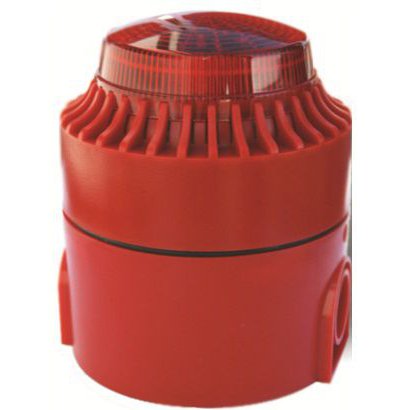 Avisador Optico De Humo Hs201 Fireclass Marca Bentel Rojo